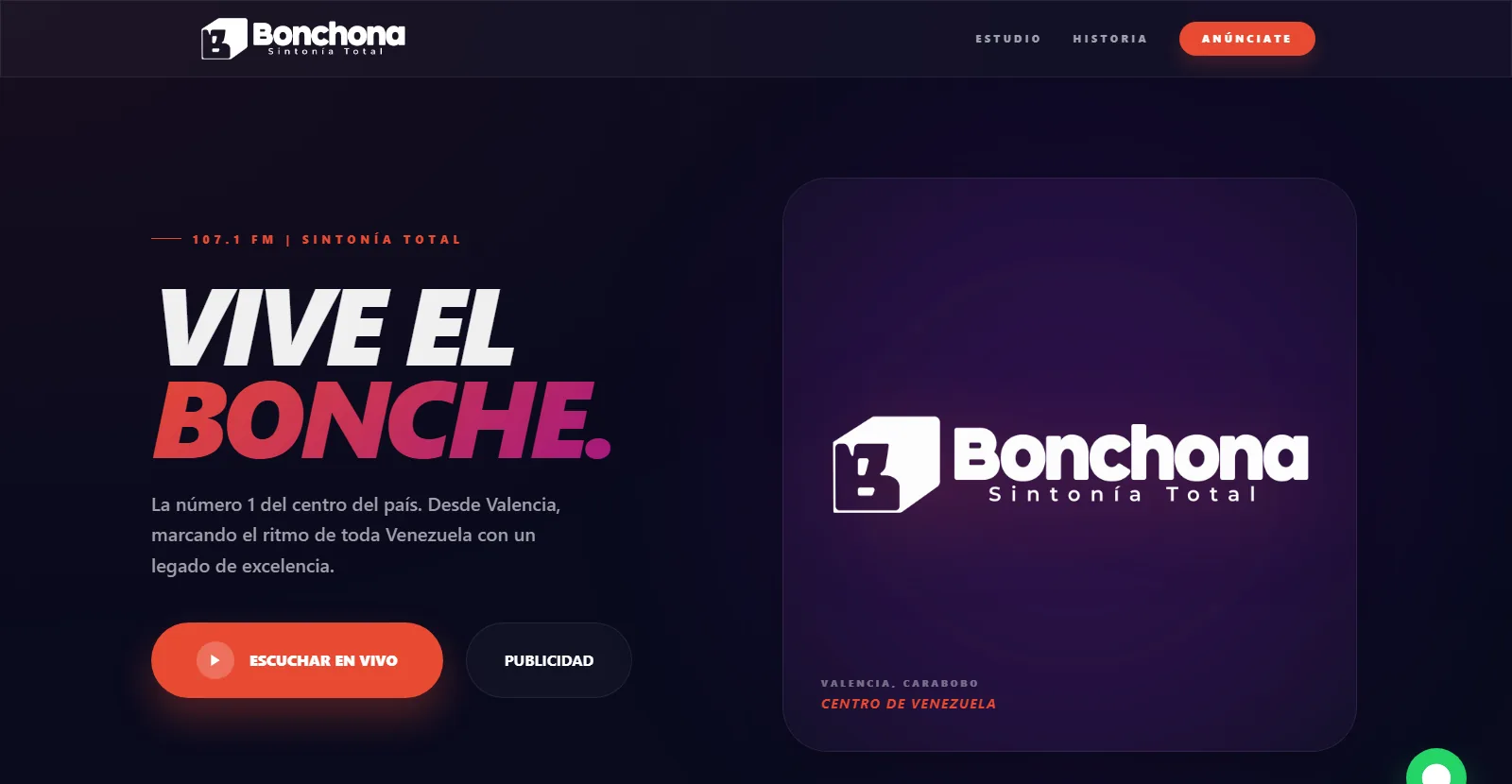 Captura de Bonchona 107.1 FM