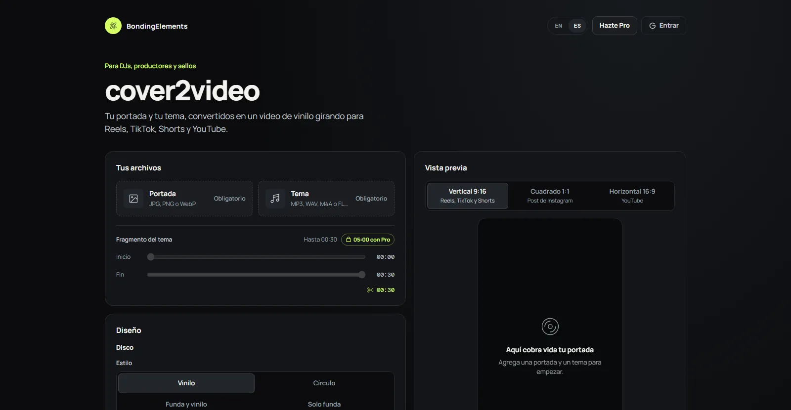 Captura de cover2video