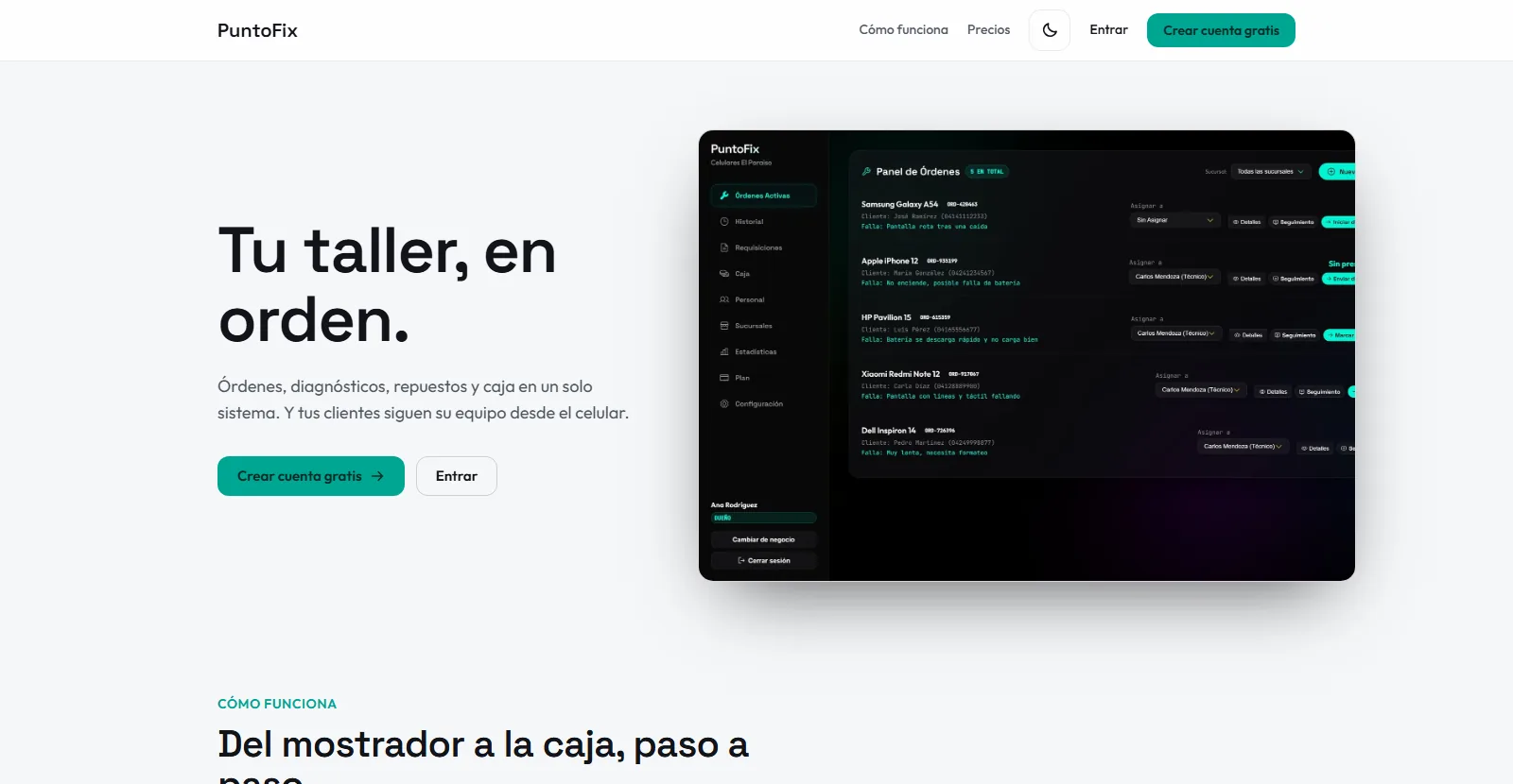 Captura de PuntoFix