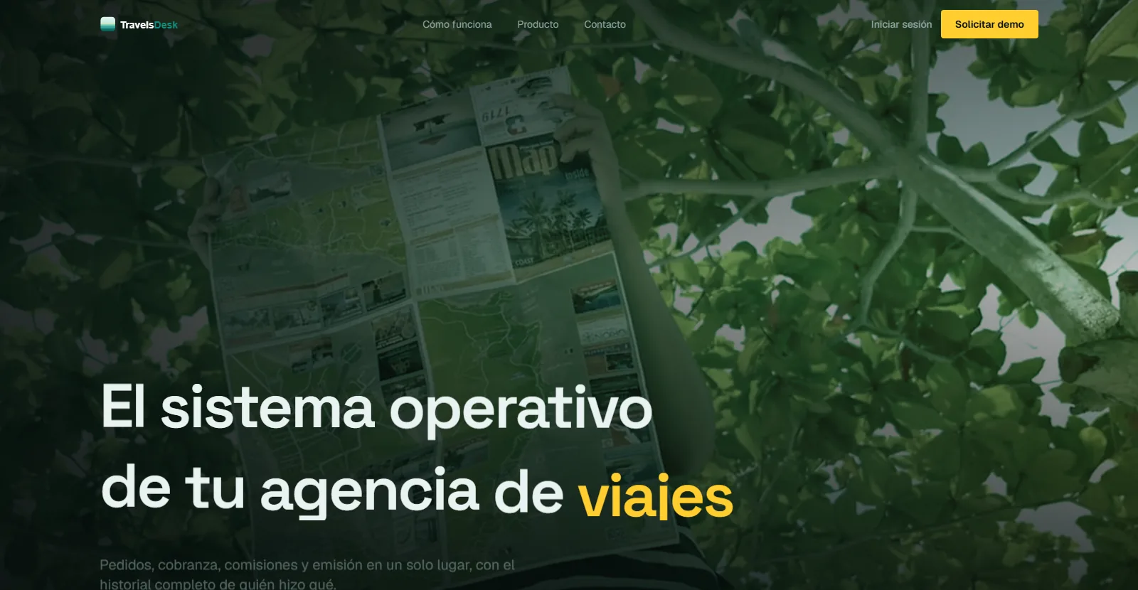 Captura de TravelsDesk